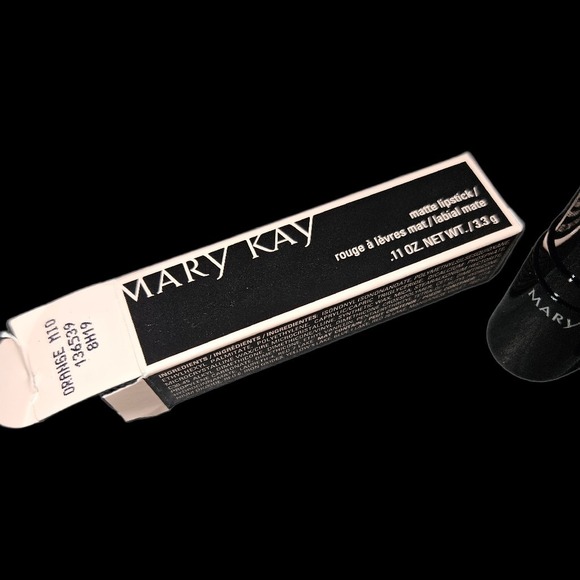 Mary Kay Matte Lipstick Orange Mio Discontinued New - Picture 3 of 3